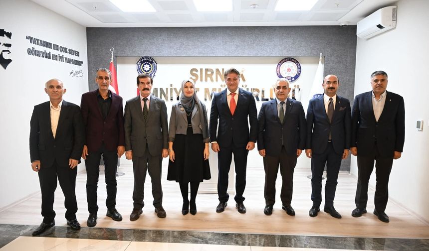 Şırnak’ta Esnaf ve Emniyet Buluştu