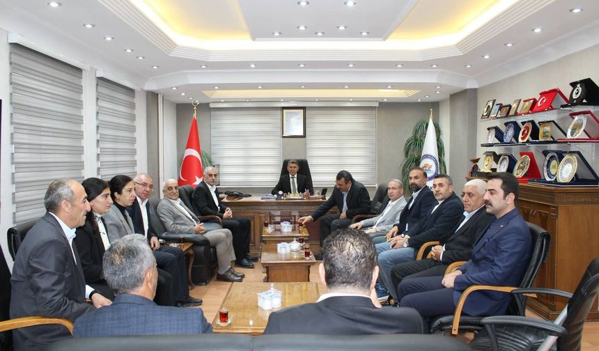 DEM partiden Şırnak TSO ya ziyaret
