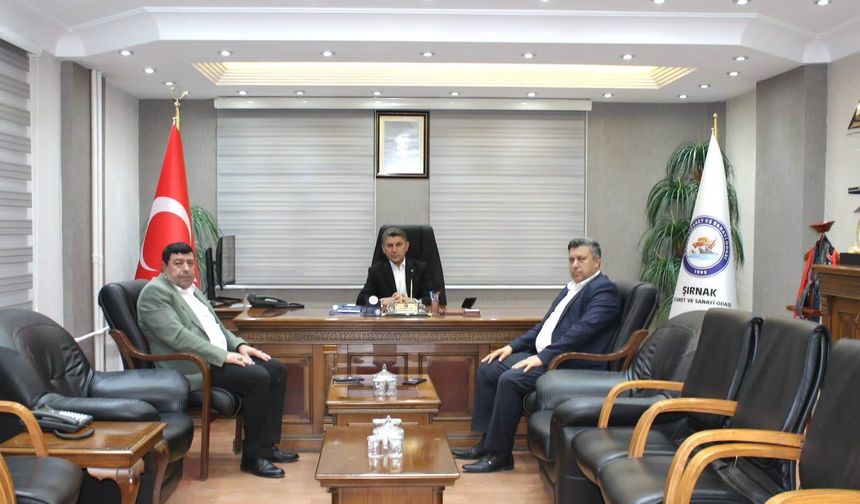 Şırnak TSO başkanına Milli Yol'dan Hayırlı Olsun Ziyareti