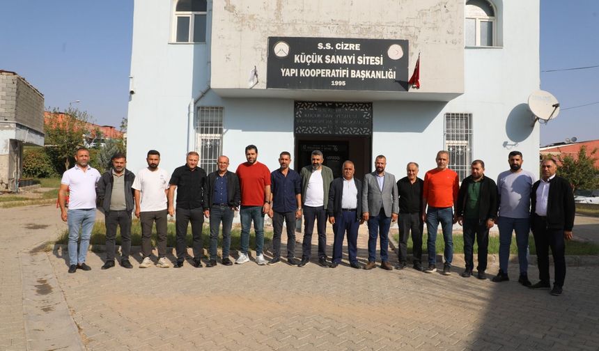 Cizre’de Yerel Basın ve Sanayi Esnafının Sorunları Konuşuldu