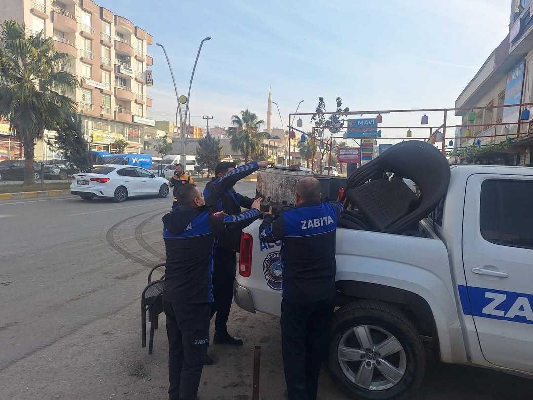 🚨 Kaldırım İşgallerine Karşı Denetimler Sürüyorzabıta Müdürlüğü Ekiplerimiz, İpekyolu Caddesi’n (2)