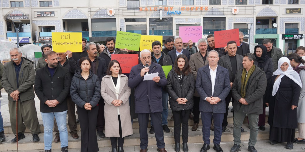 Şırnak’ta Gözaltılara Tepki Gösterildi