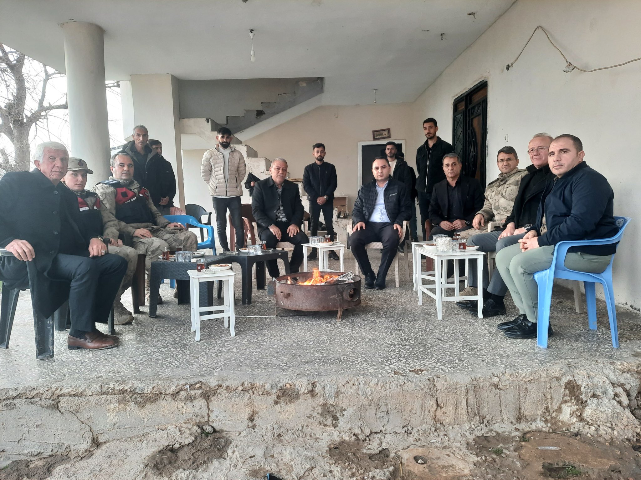 Silopi Kaymakamı Güvenlik Korucu Başını Evinde Ziyaret Etti