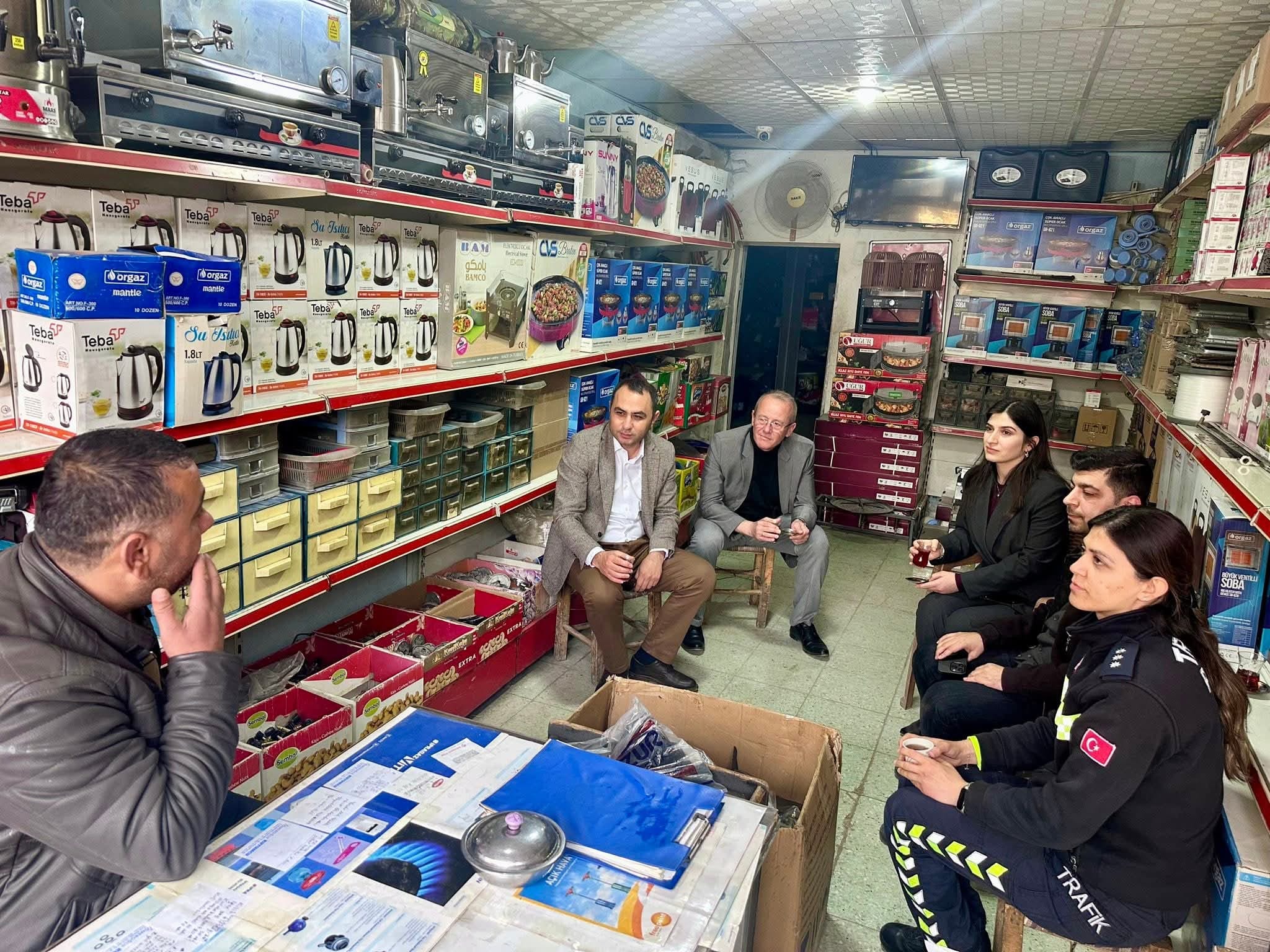 Silopi'de trafik düzenlemesi için esnafın görüşü alındı