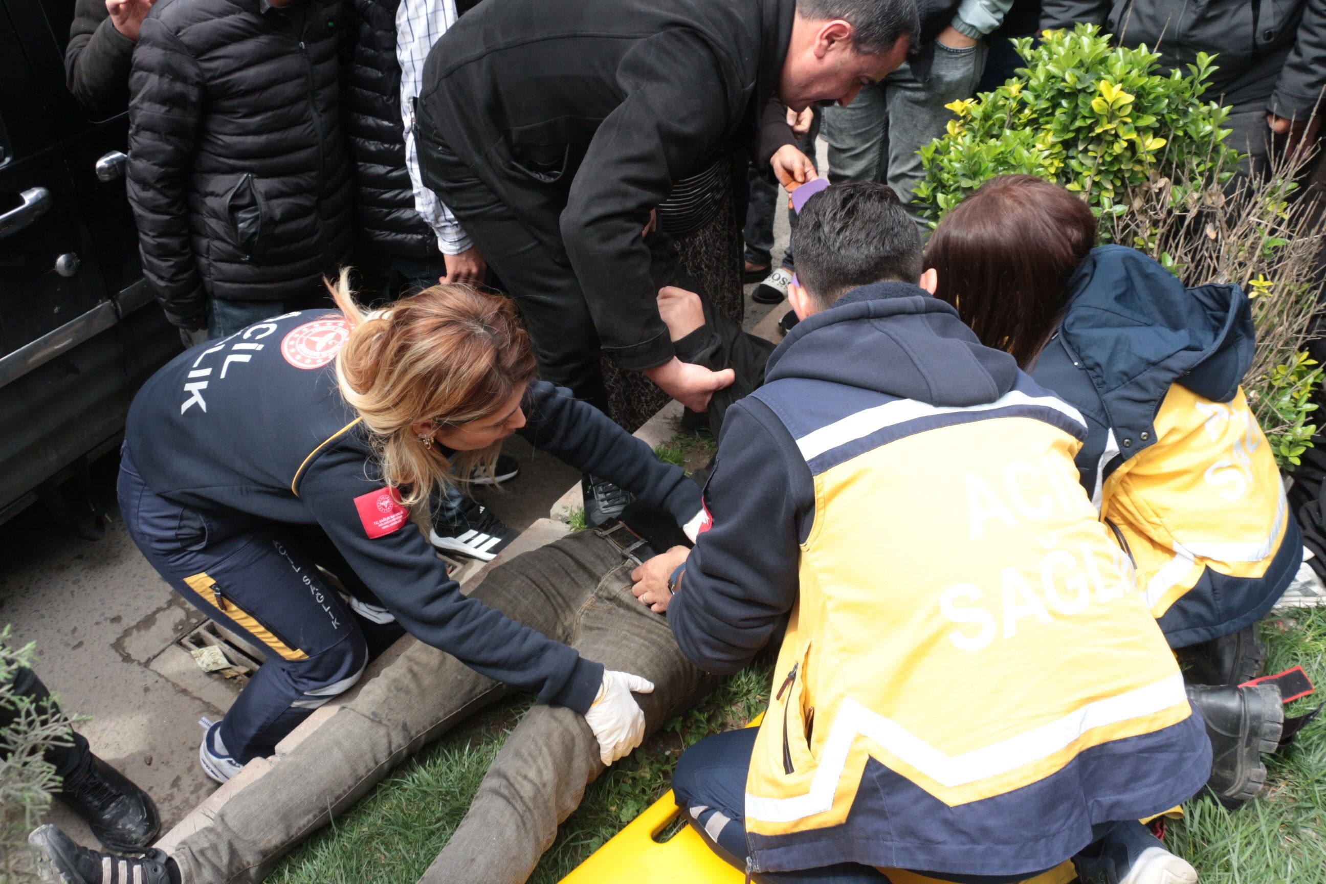 Cizre'de zincirleme kaza 4 araç birbirine girdi