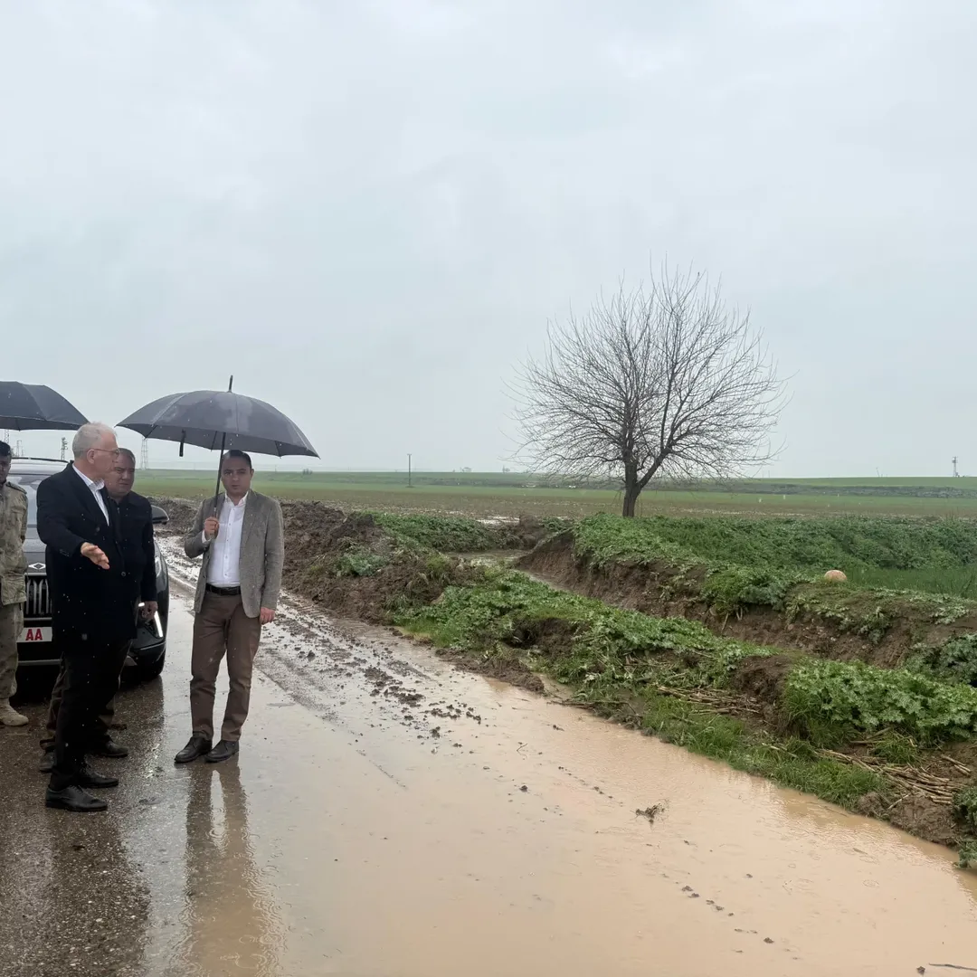 Bostancı’yı Sel Vurdu, Kaymakam Partal İnceledi