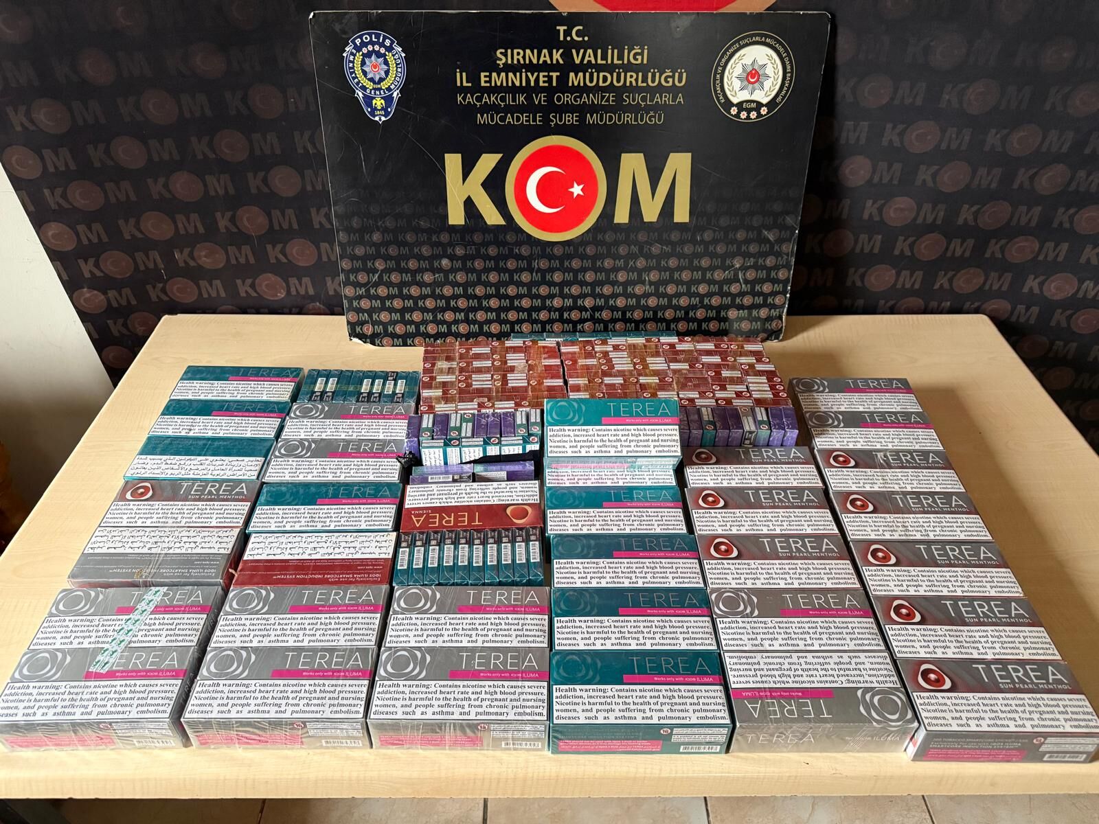 Habur’da 3,5 Milyon TL’lik kaçak malzeme ele geçirildi