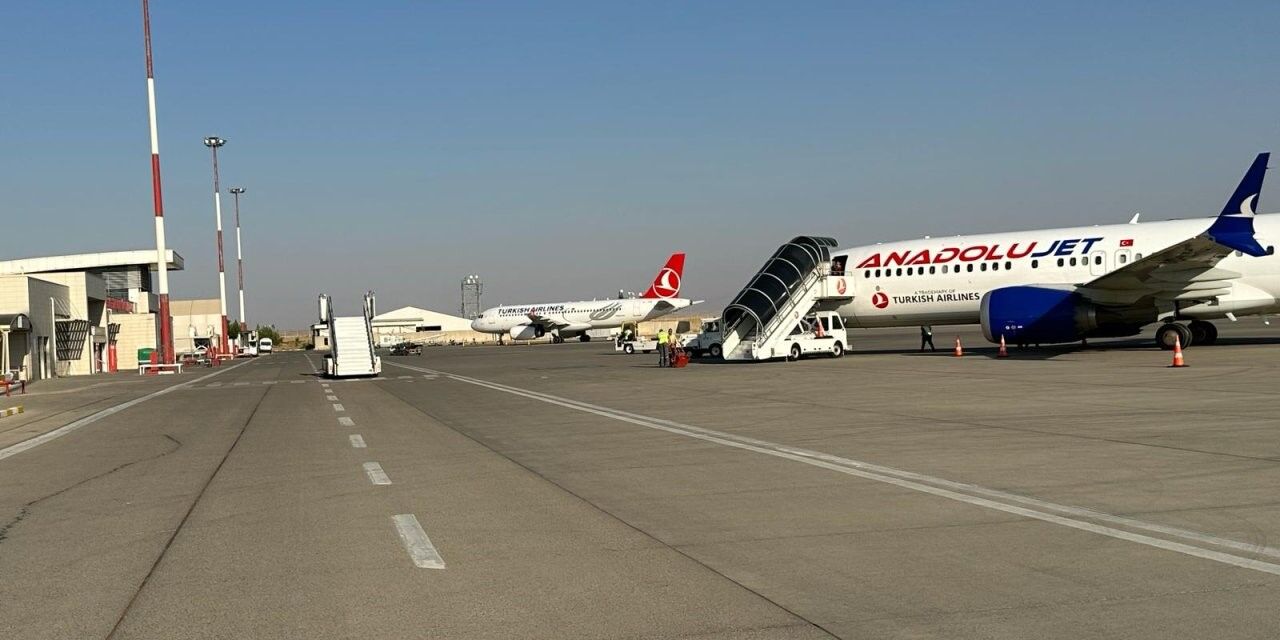 Şırnak Havalimanı’nda Yolcu Hareketliliği Dikkat Çekti