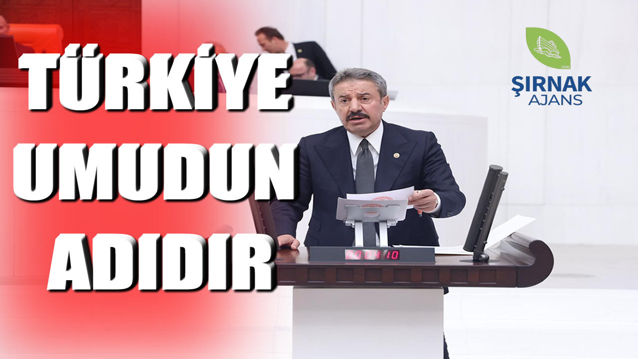 Tatar’dan Meclis’te çarpıcı konuşma “Türkiye umudun adıdır”