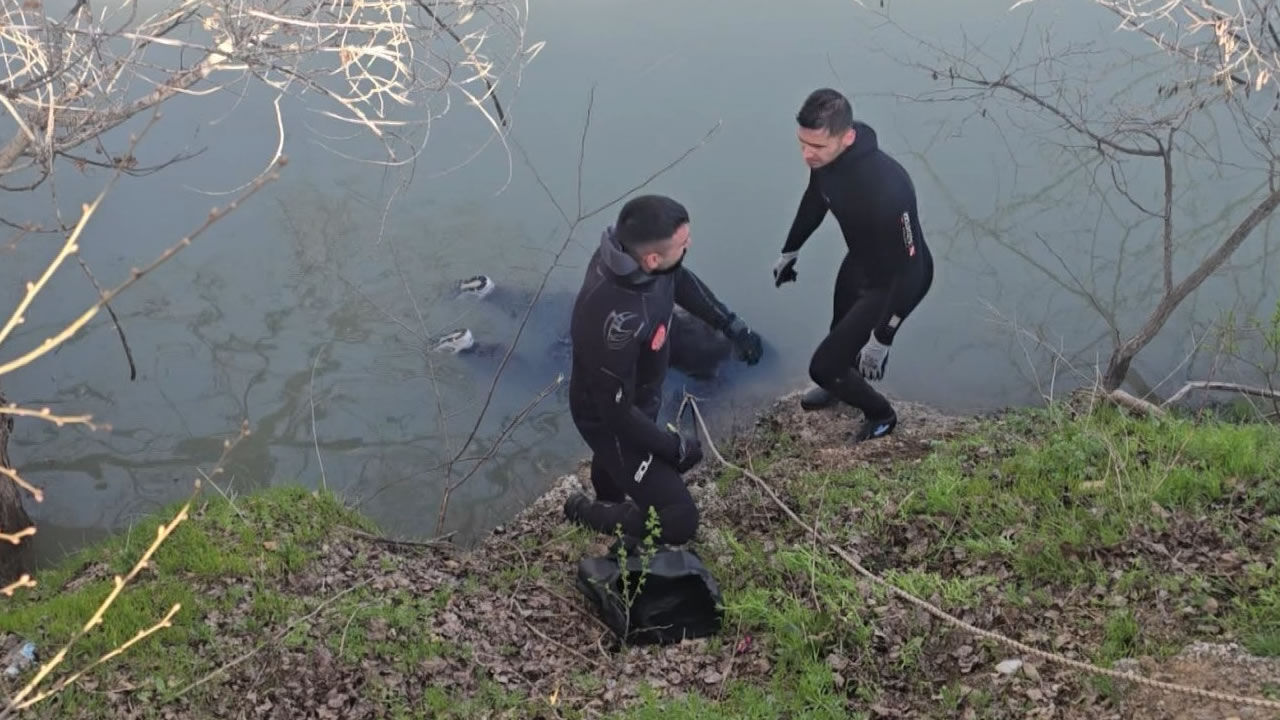 Nehirde bir kadının cansız bedeni bulundu