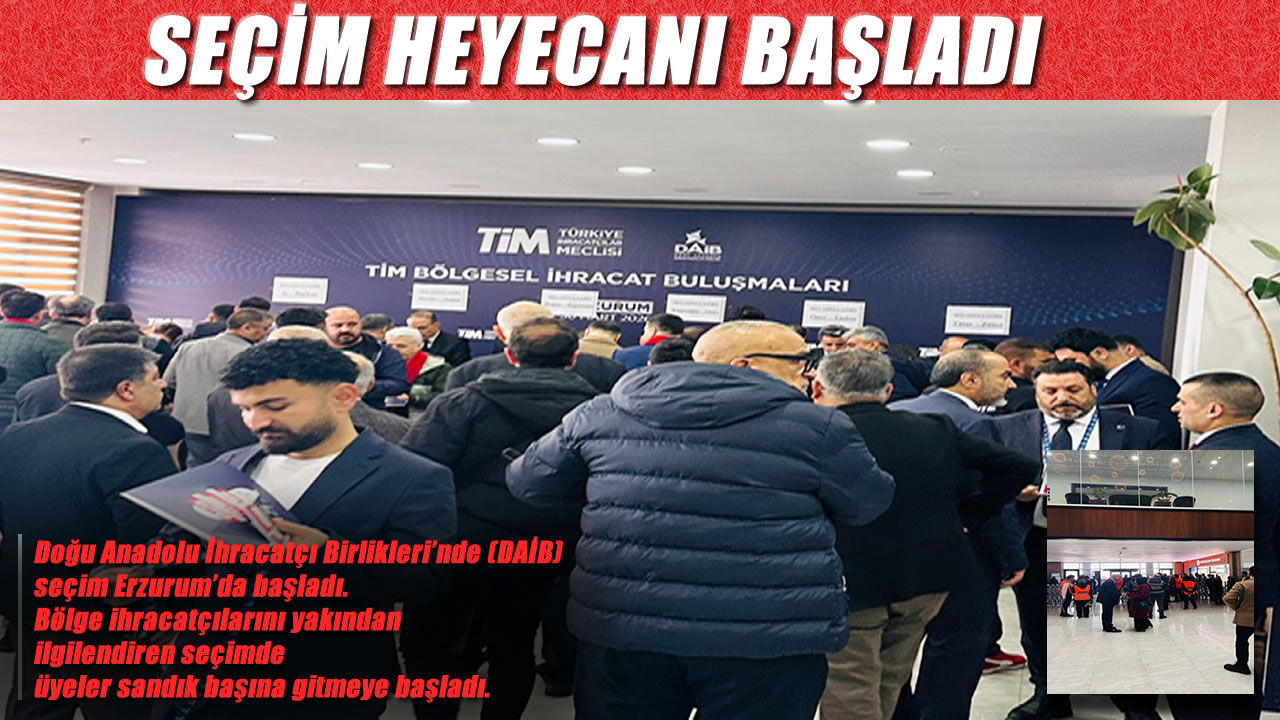 DAİB’ de seçim heyecanı başladı