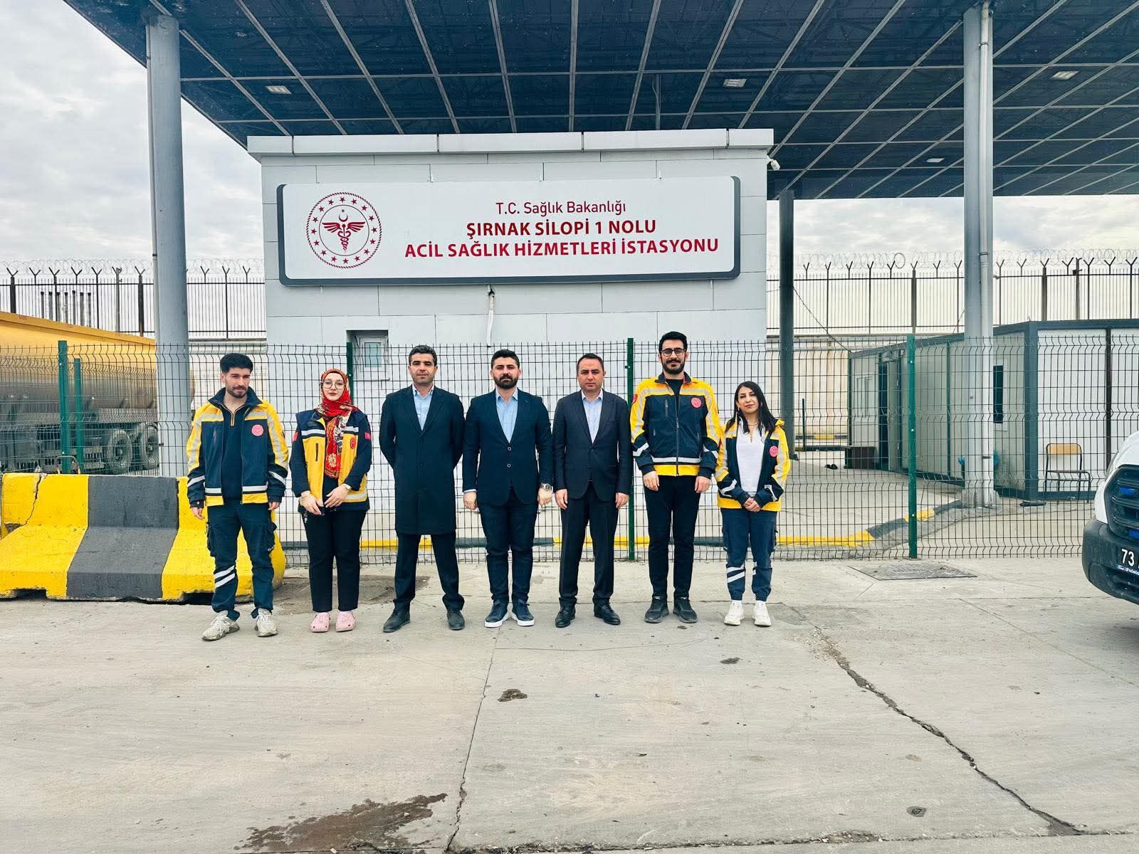 Habur’da hayat kurtaran istasyona ziyaret