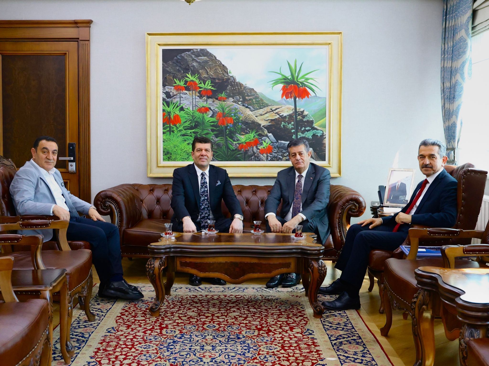 Şırnak Valiliği'nde dikkat çeken buluşma