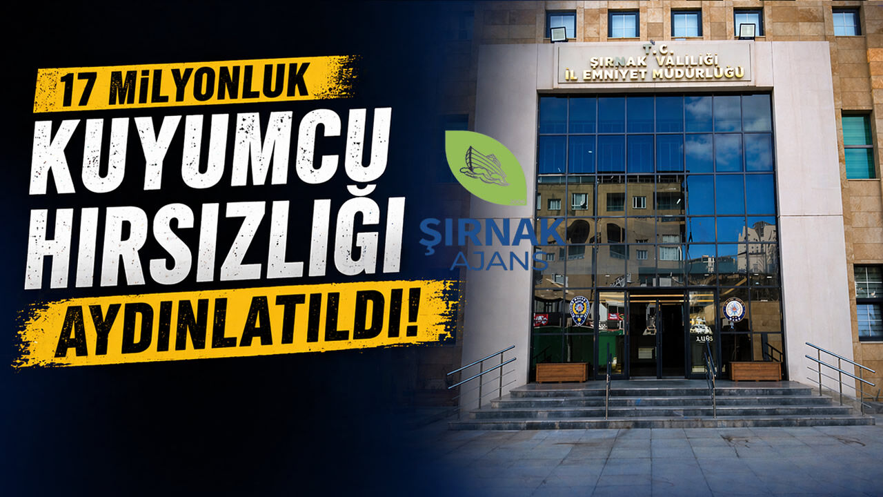 17 milyonluk kuyumcu soygunu aydınlatıldı