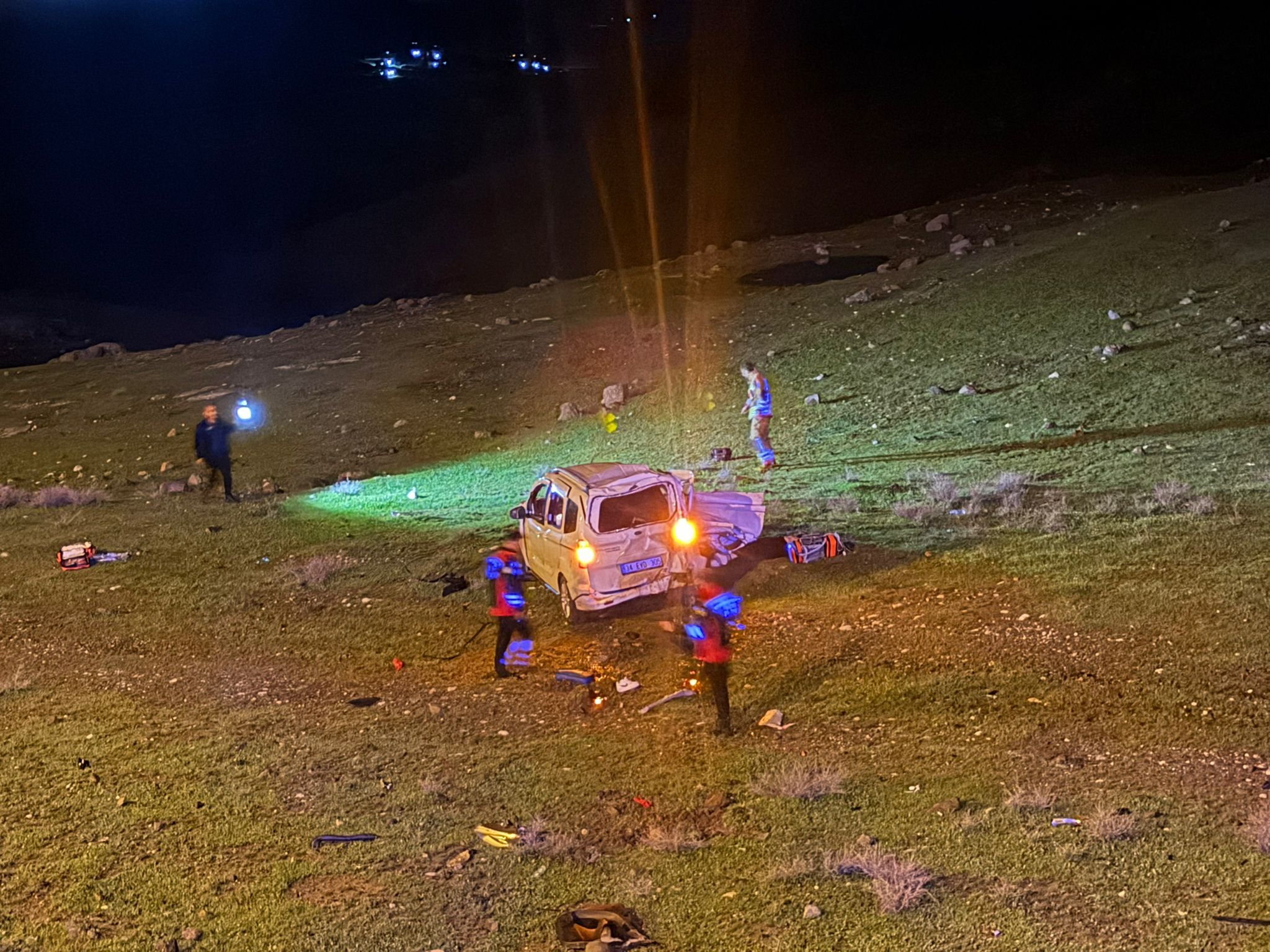 Cizre-İdil Yolunda Feci Kaza, 1 Ölü, 1 Ağır Yaralı