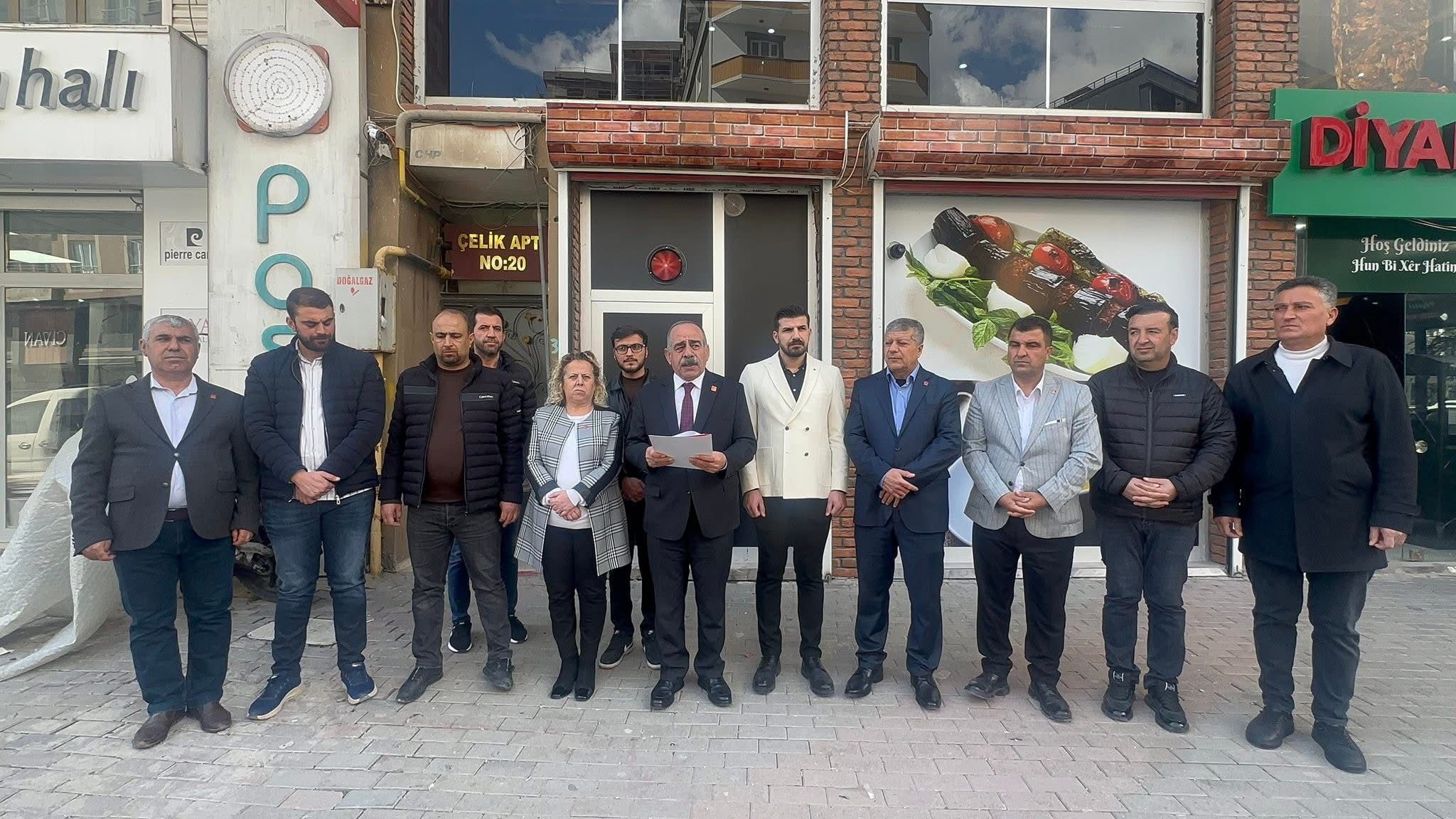 CHP Şırnak’tan Ümit Erkol Tutuklamasına Tepki