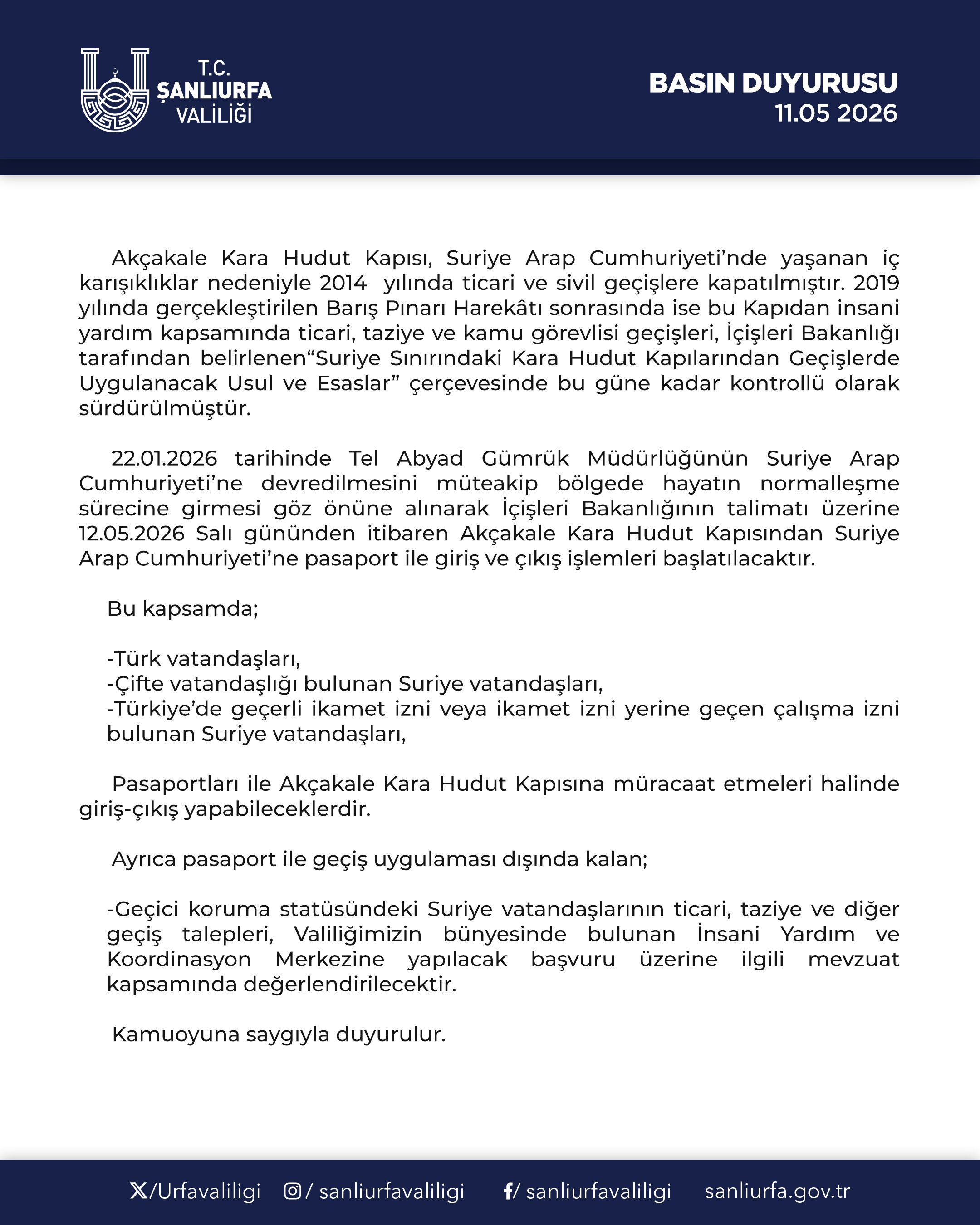 Açıklma Urfa