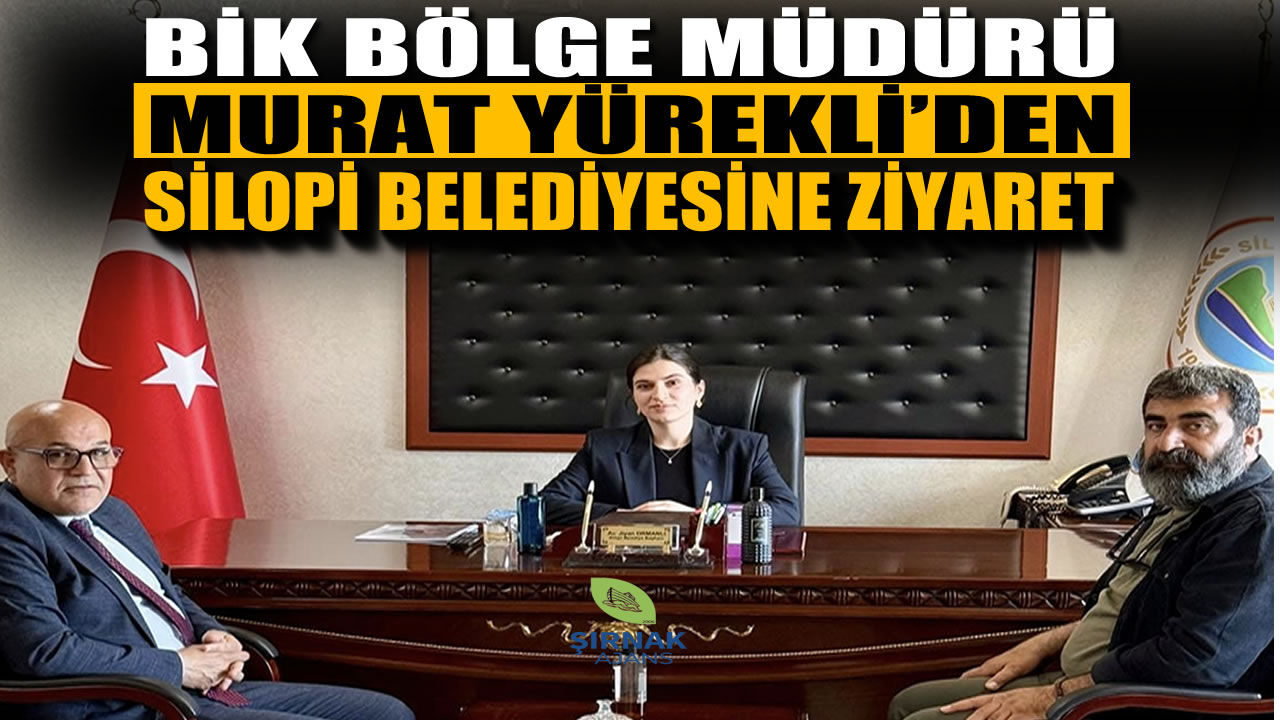 Müdür Yürekli’den Silopi Belediyesi’ne ziyaret