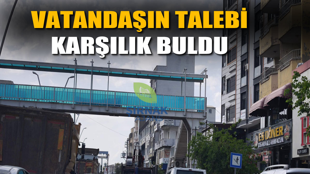 Silopi Üst geçit sil baştan yenileniyor