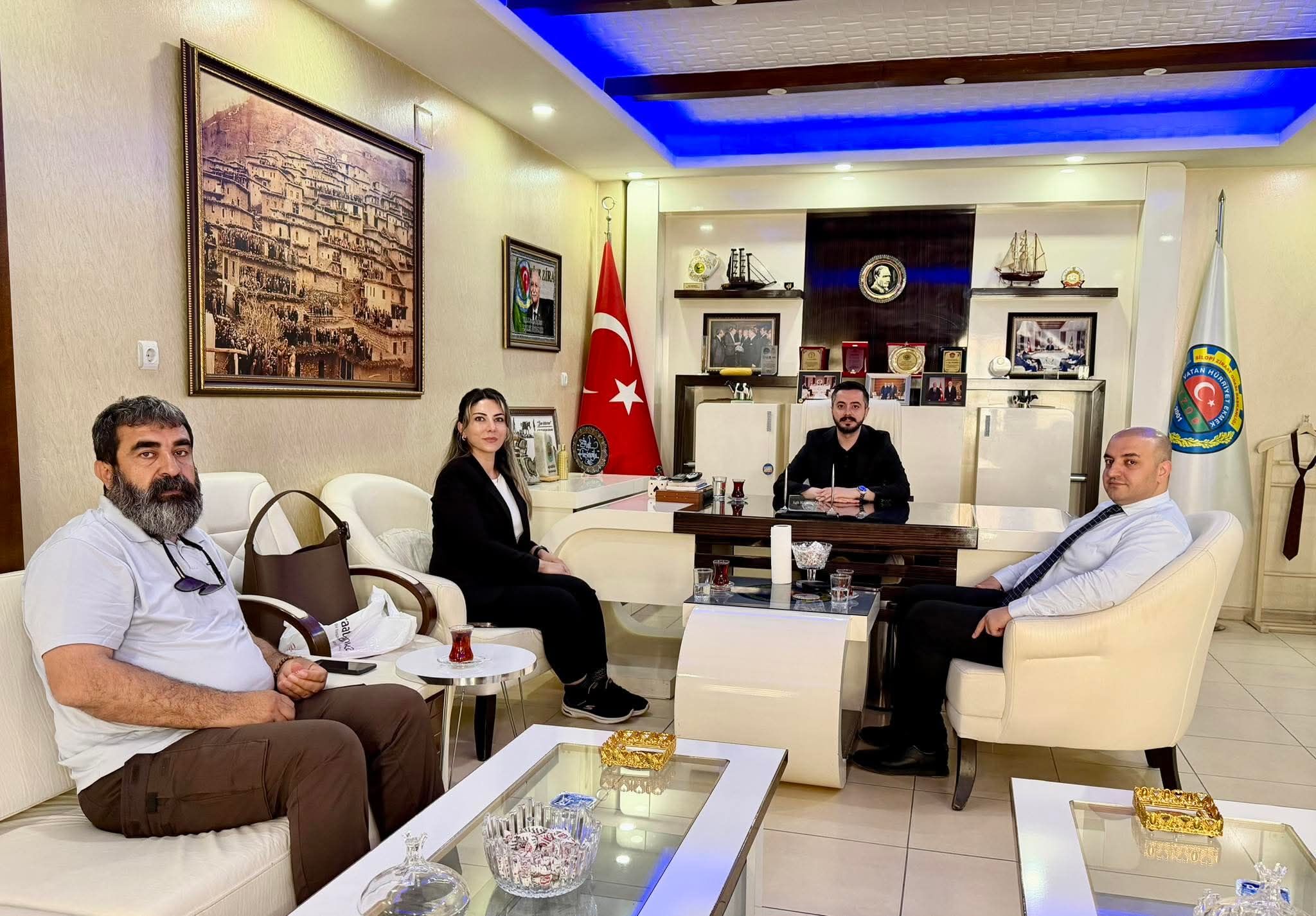 ZİRAAT ODASI ZİYARET HAŞİMOĞLU