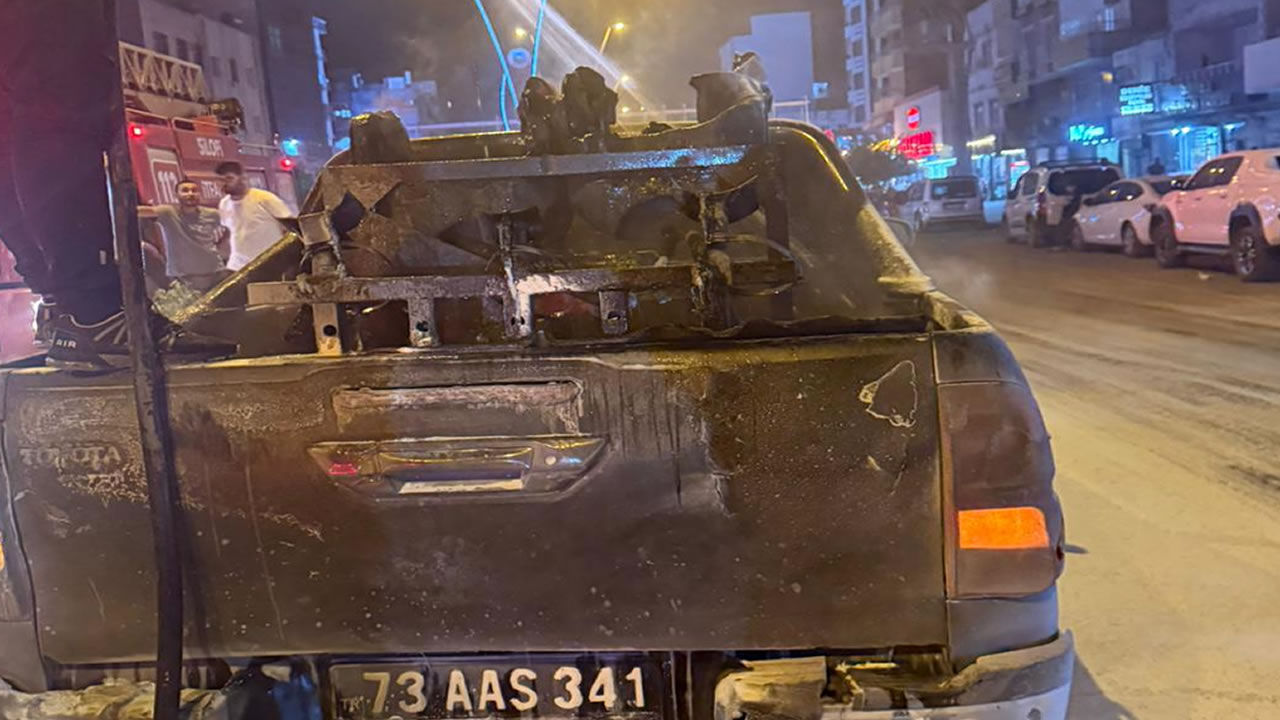 Belediye Aracı Yangın