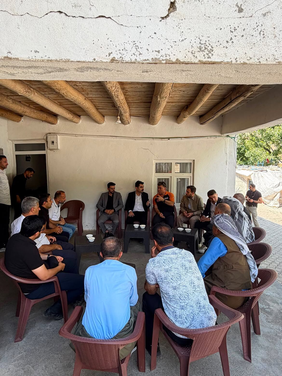📍Taşarası Köyükaymakamımız Muhammed Emin Tutal, Şırnak Afad İl Müdürü Muzaffer İşlek, İlçe Özel (1)
