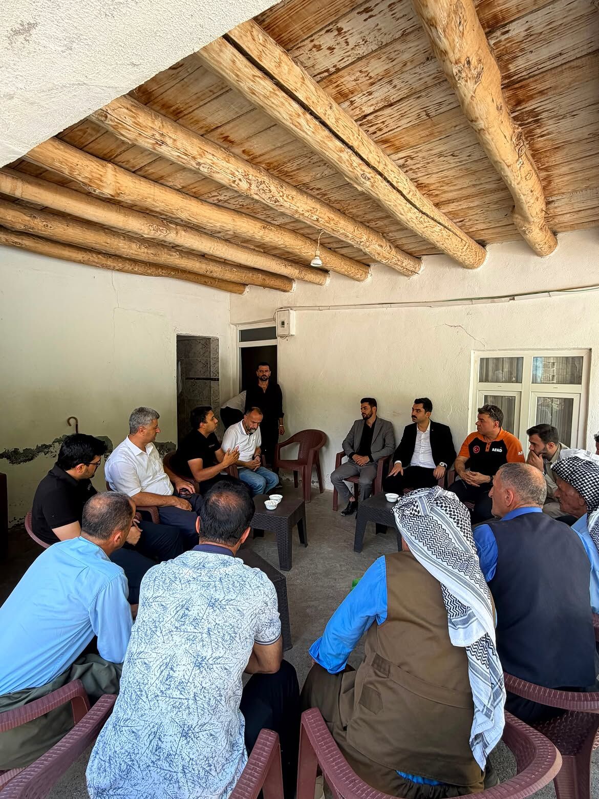 📍Taşarası Köyükaymakamımız Muhammed Emin Tutal, Şırnak Afad İl Müdürü Muzaffer İşlek, İlçe Özel