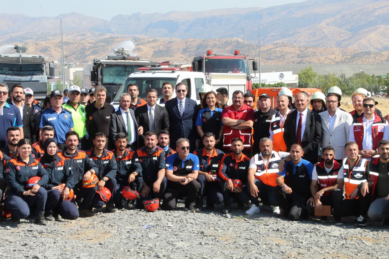 Şırnak’ta Aşırı Sıcaklık Tatbikatı Gerçeği Aratmadı