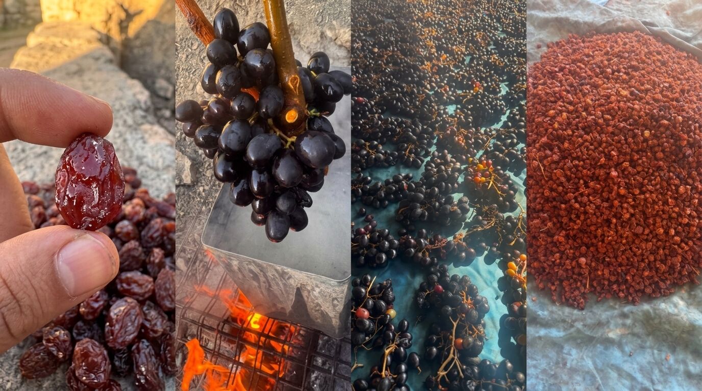 Uludere’de Kuru Üzüm Mesaisi Gelenek Nesilden Nesile Yaşıyor