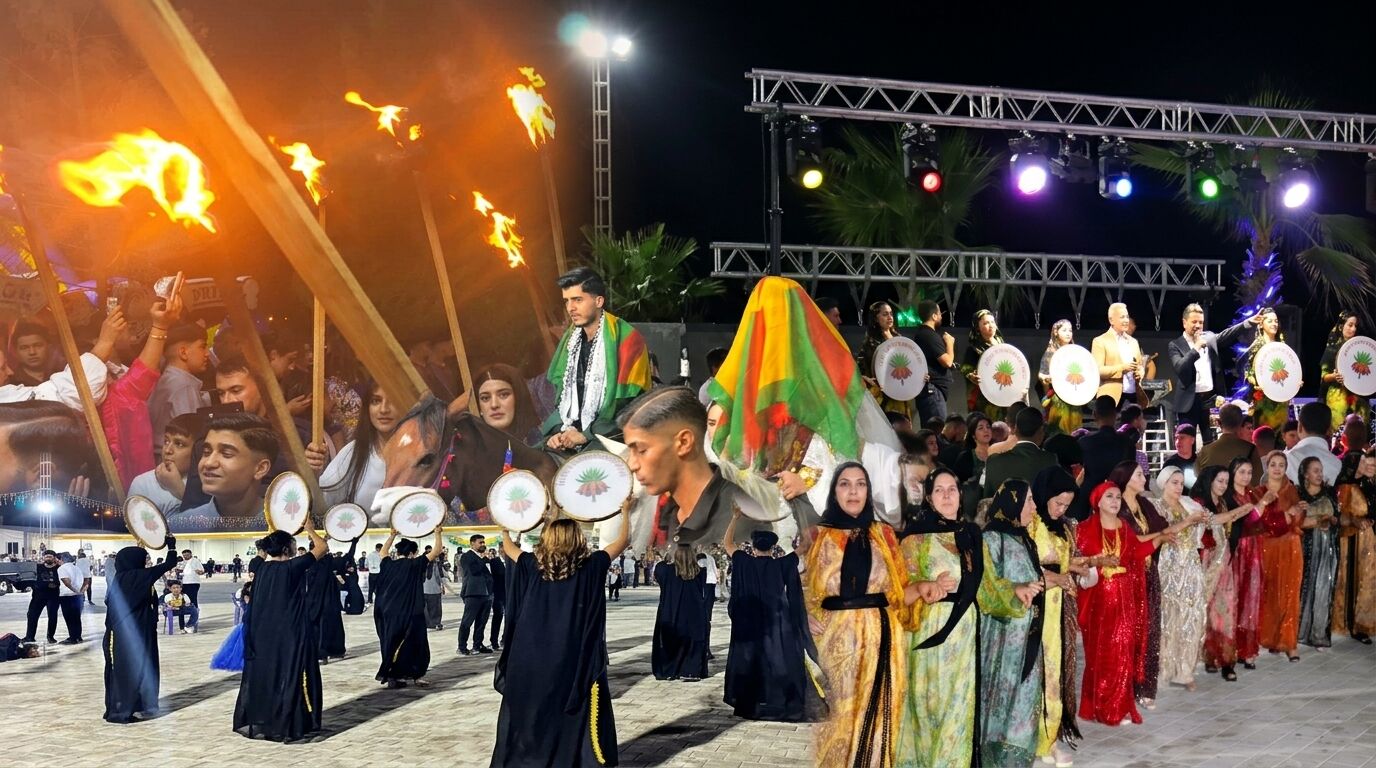 Atlarla Geldiler, Dengbêjlerle Coştular, Cizre’de Festival Gibi Düğün