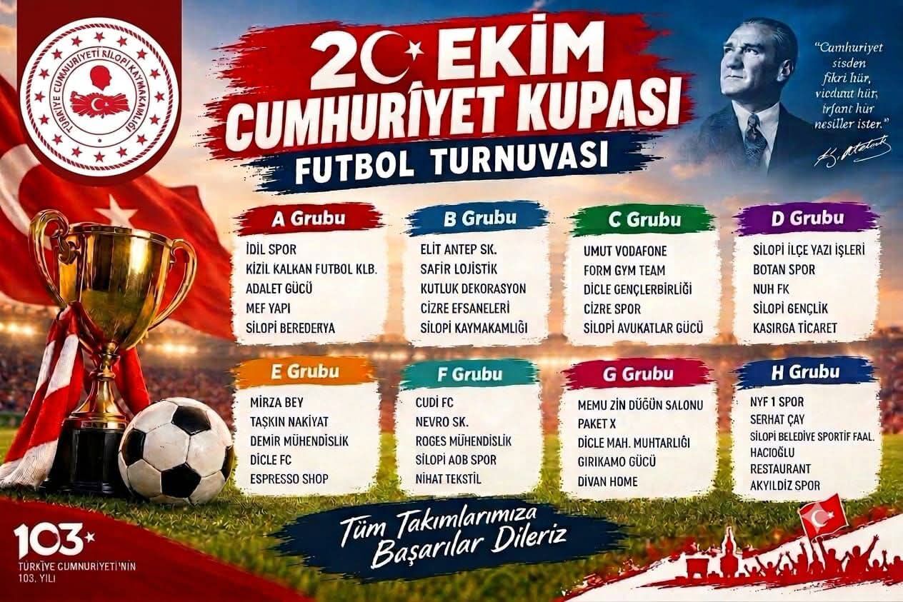 Silopi’de 40 Takımlı Cumhuriyet Heyecanı (1)