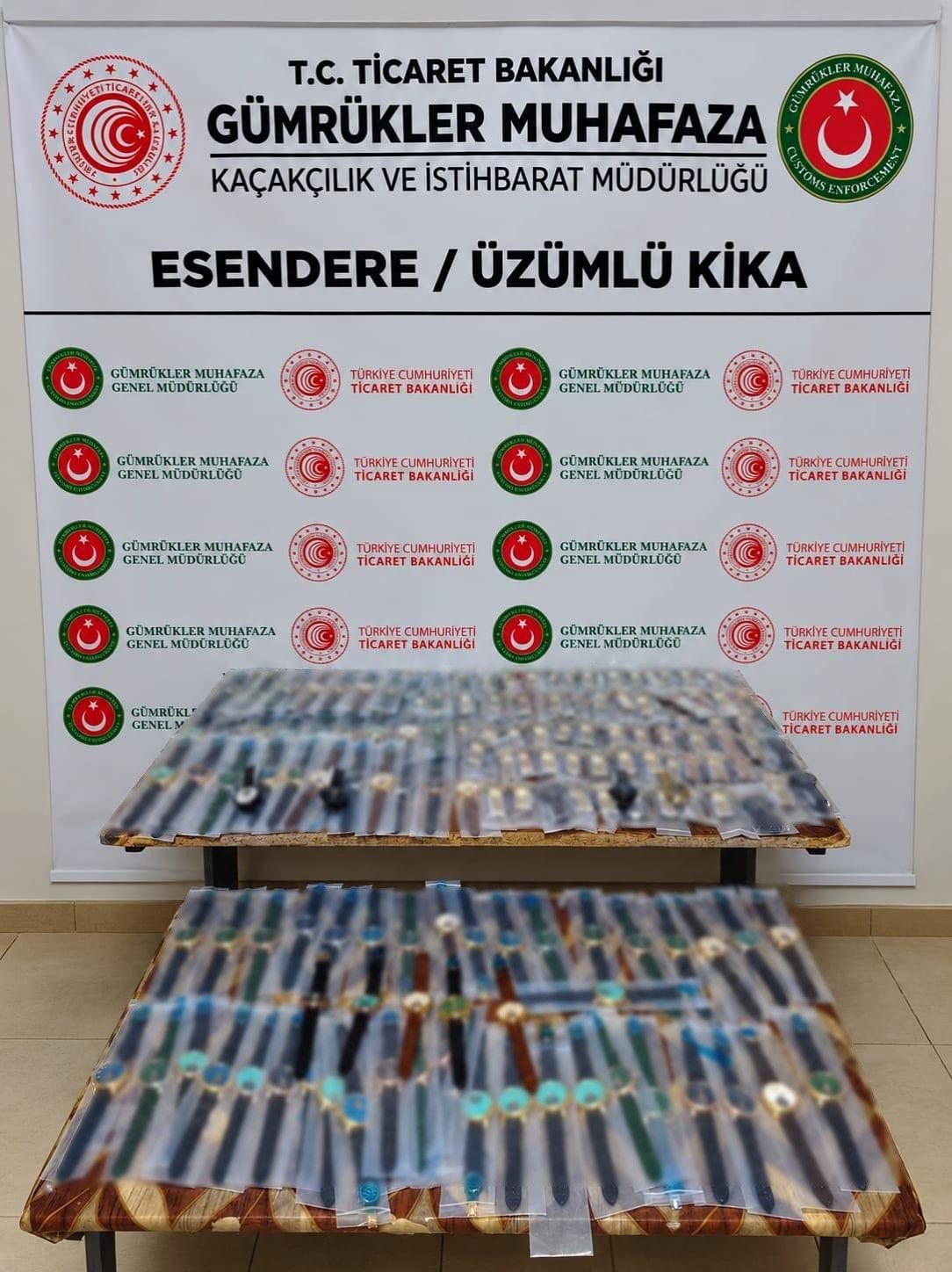 Komşu ilde servet değerinde kaçak eşya ele geçirildi