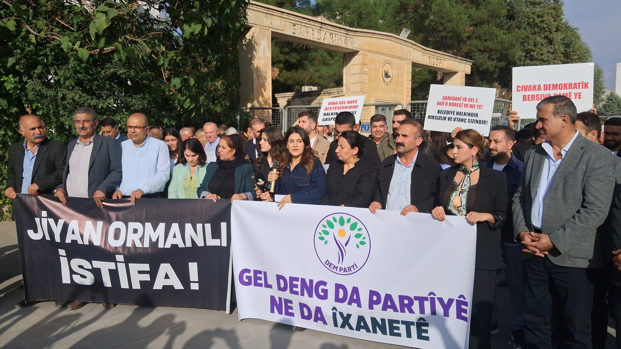 Dem Parti Basın Açıklaması Silopi (1)