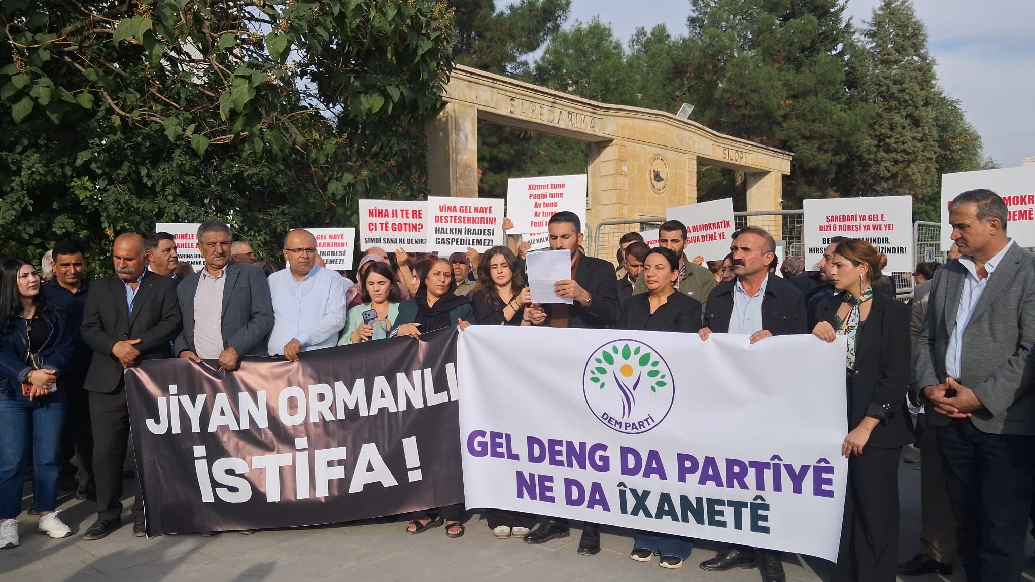 Dem Parti Basın Açıklaması Silopi (2)