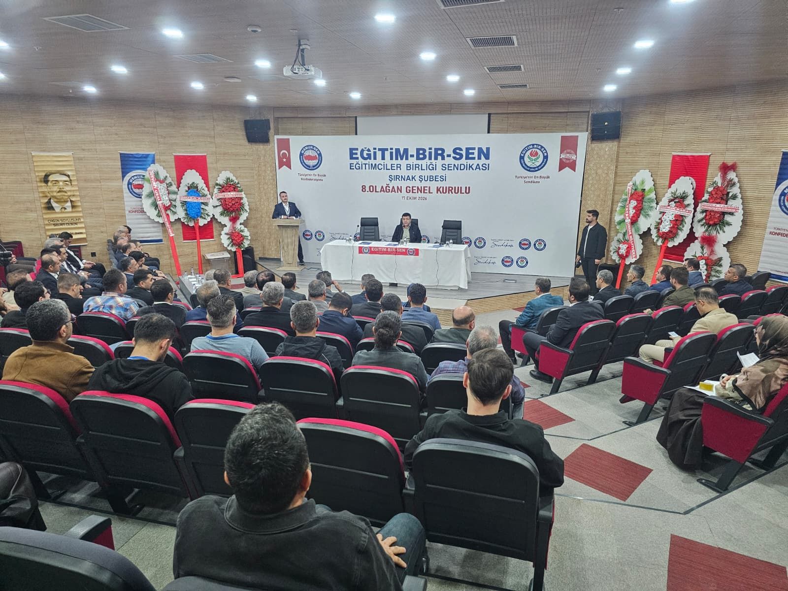 Eğitim-Bir-Sen Şırnak Şubesi 8. Olağan Genel Kurulu Başladı