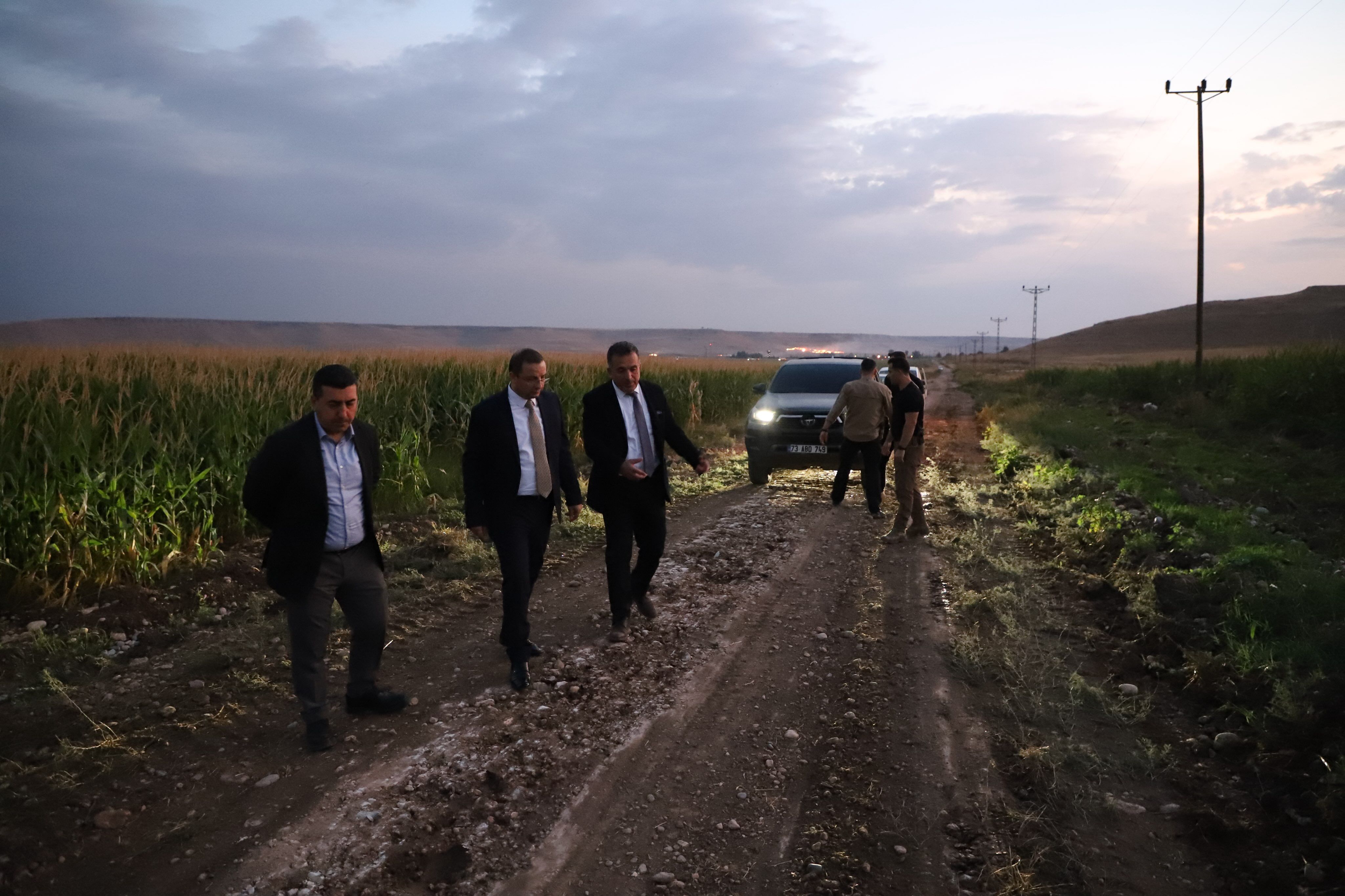 Cizre’de Ulaşımı Kolaylaştıracak Yol Çalışmaları