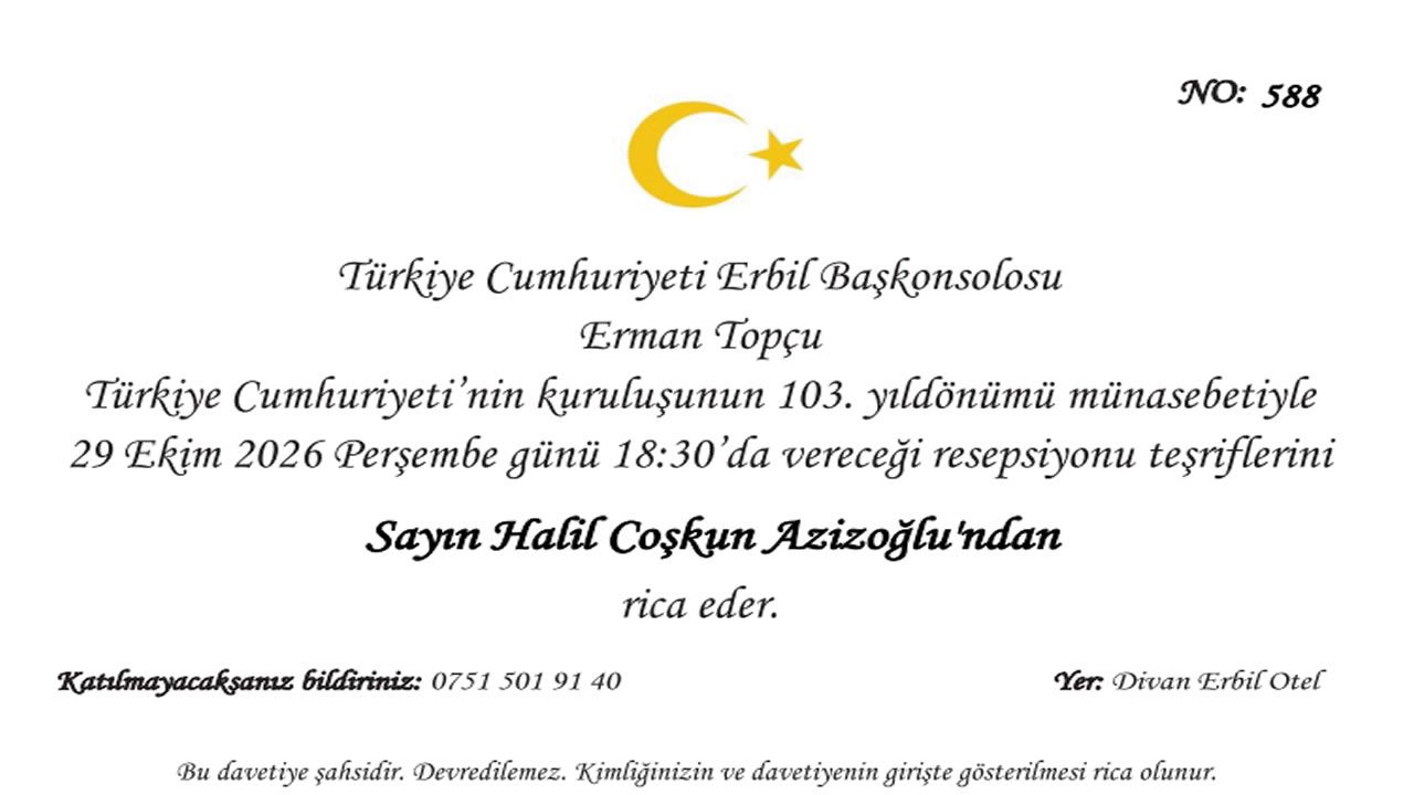 Konsolosluk Davet