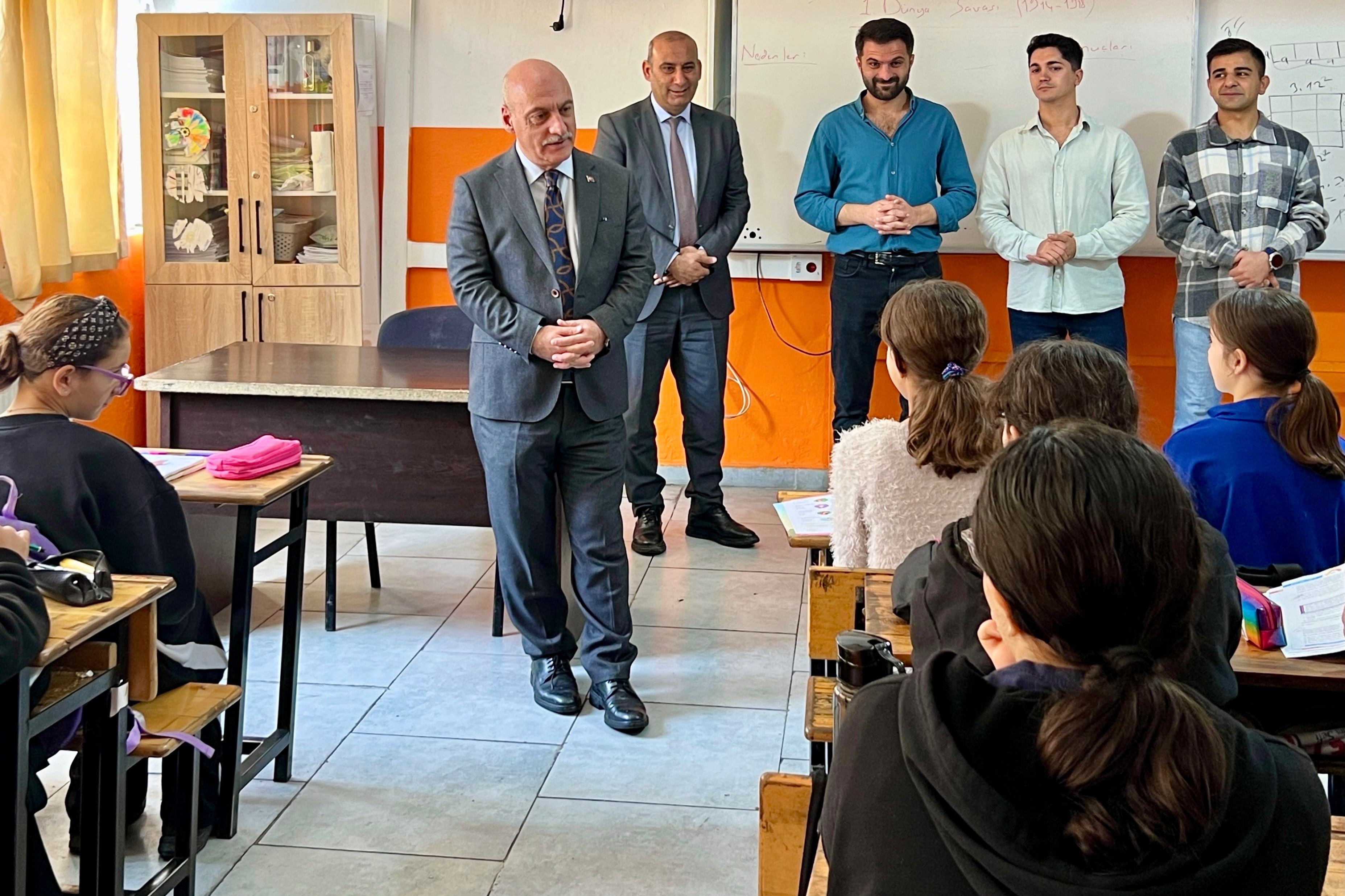 Şırnak’ta Sınava Hazırlanan Öğrencilere Moral Ziyareti